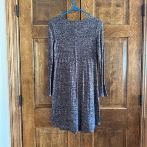 Maurices Lightweight Sweater Dress - Dark Brown/Black - Women's Size XS